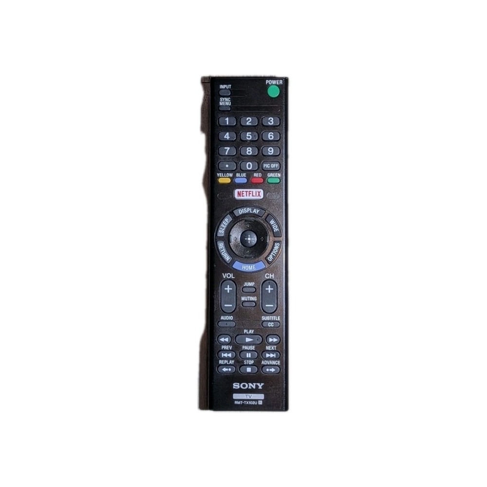 Sony RMT-TX102U TV Remote Programable Replacement for ALL Sony Smart TVs